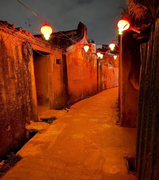 谷饶林氏宗祠东边巷子，看到很多